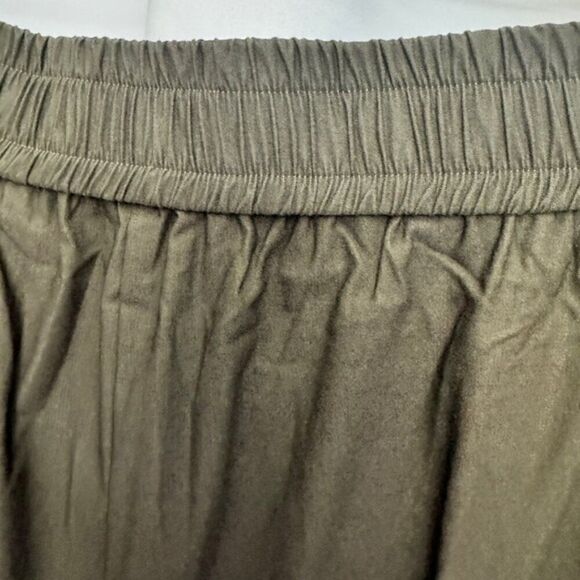 Bloomchic Wide Leg Cropped Pants Olive - Picture 5 of 6